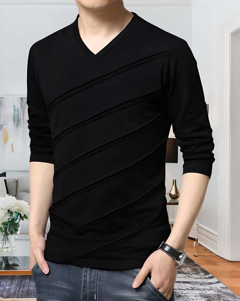 Men's Full Sleeve Casual T-shirts